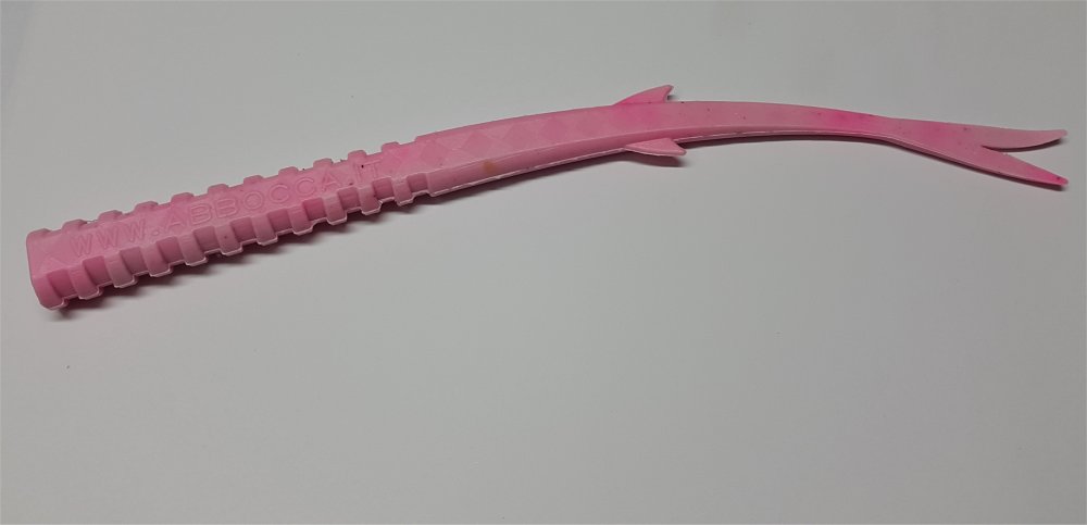 Coda in gomma siliconica modello Aguglia colore rosa